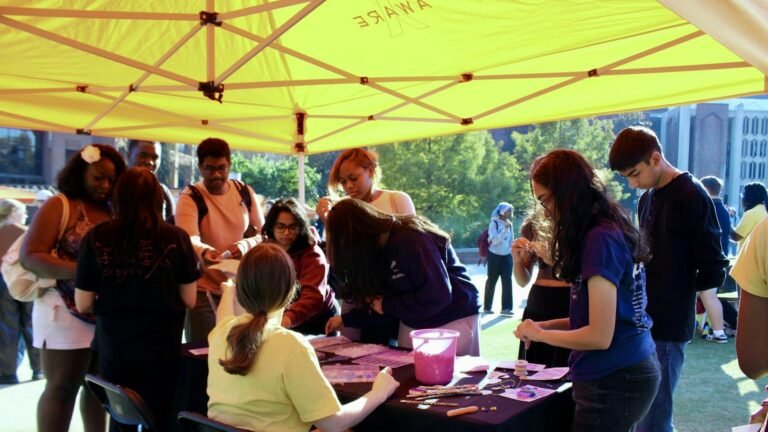 Wellness Fair hosts student organizations, discusses mental health and wellness -